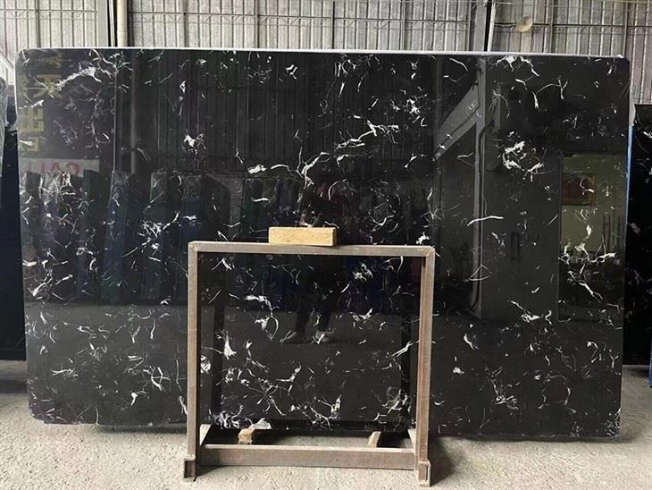 Black Ice Marble slab Black Ice Marble slab