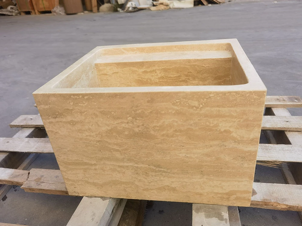 small travertine sink small travertine sink