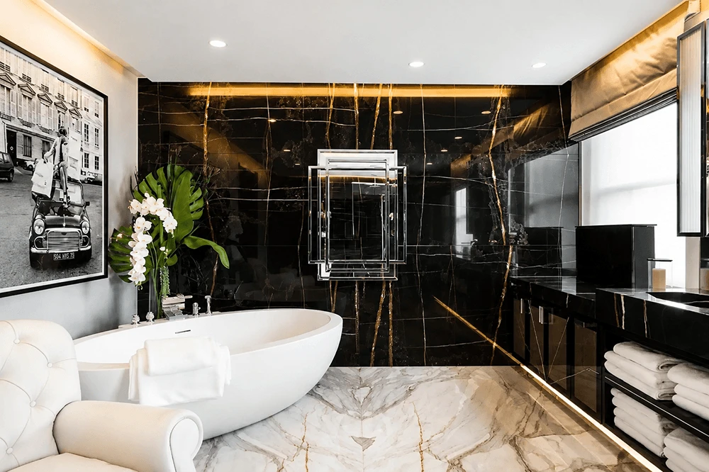 Noir Aziza Marble wall Noir Aziza Marble wall