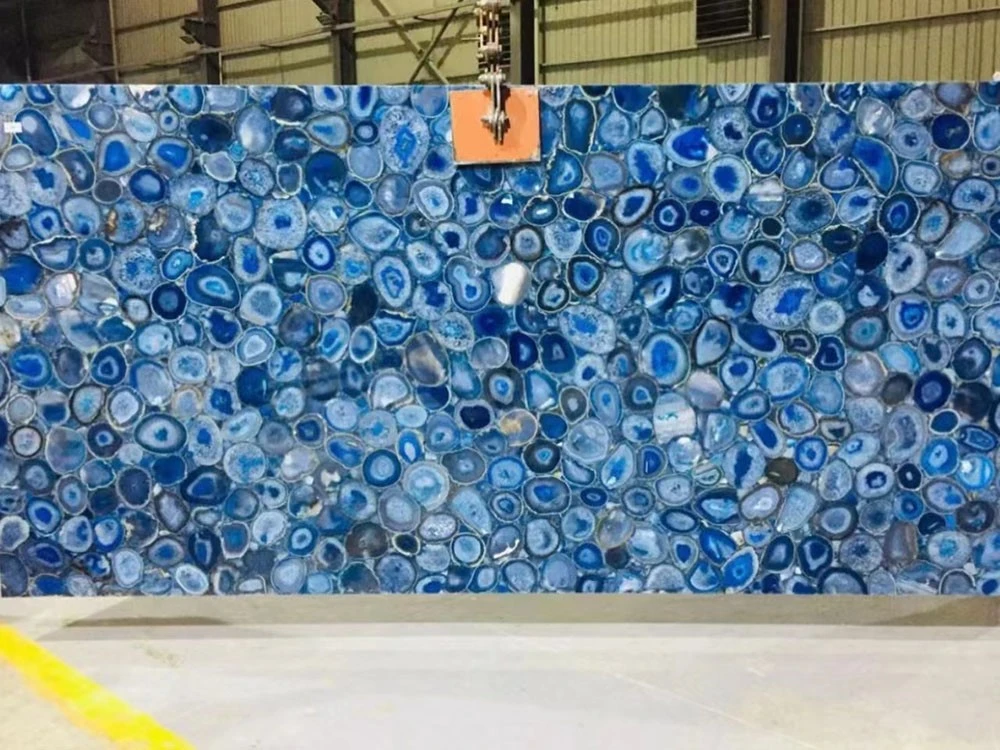 polished blue agate slab polished blue agate slab
