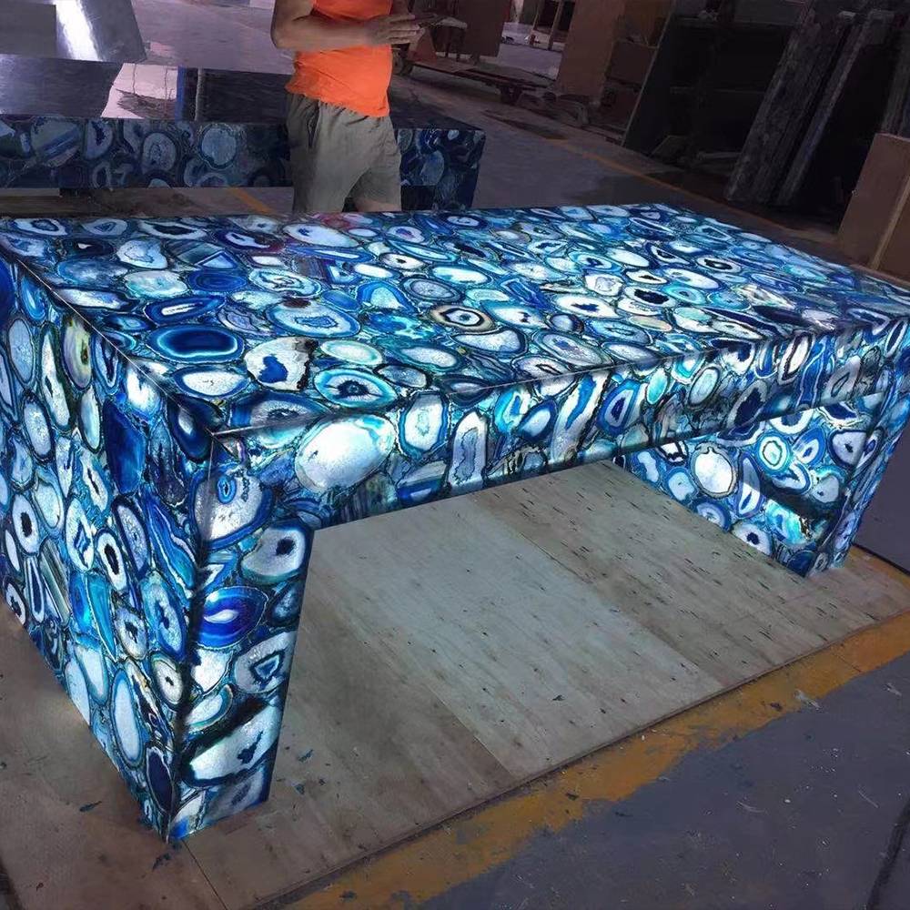 blue agate table top blue agate table top