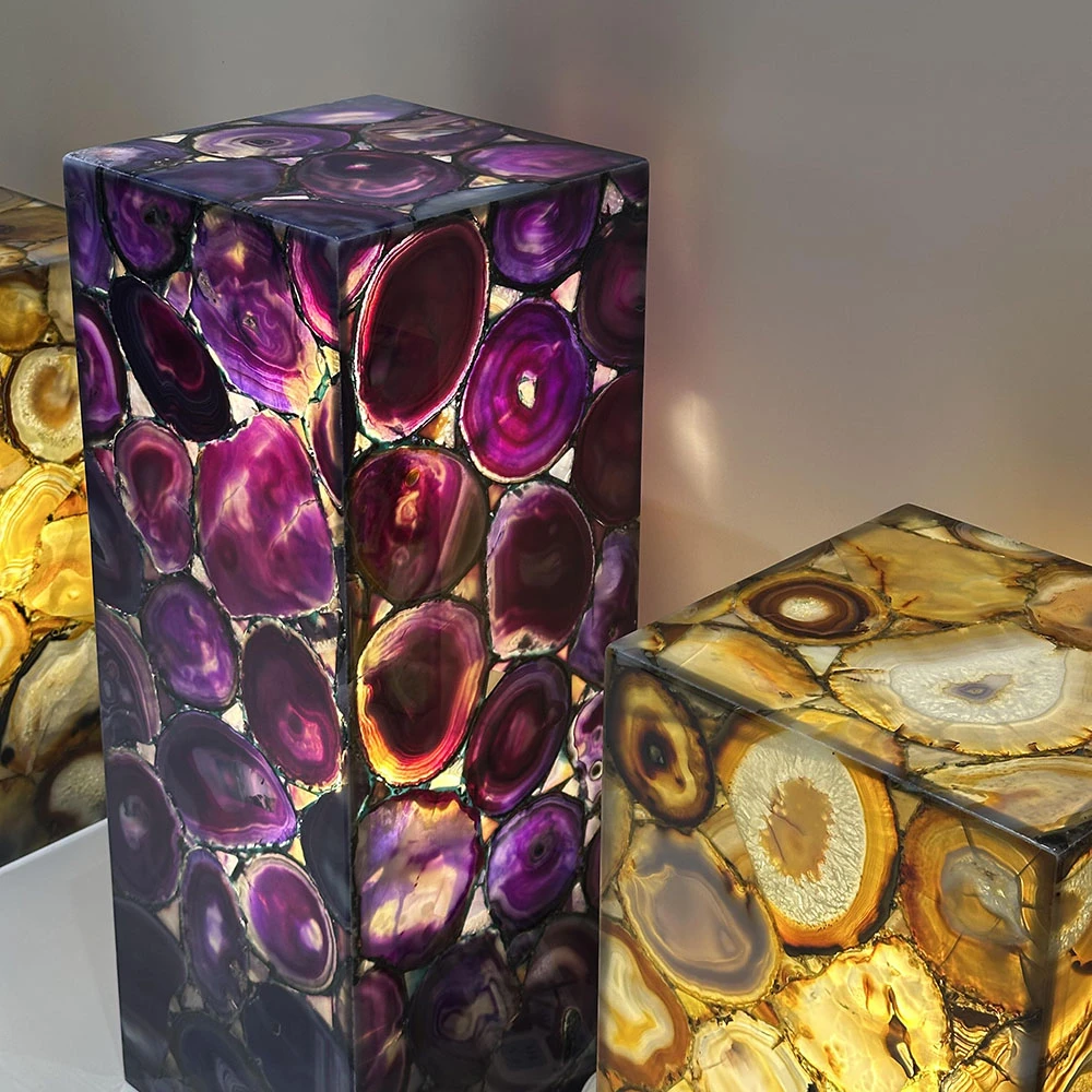 purple agate table purple agate table