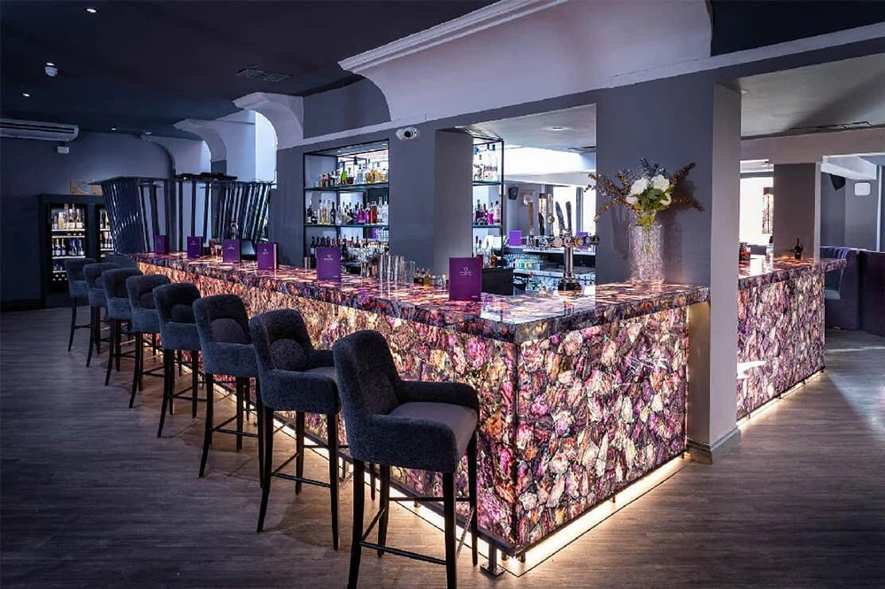 purple agate bar purple agate bar