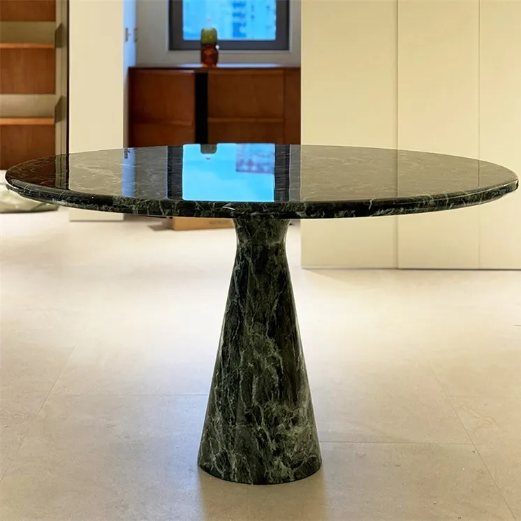 Round Prada Green Marble Dining Table Round Prada Green Marble Dining Table