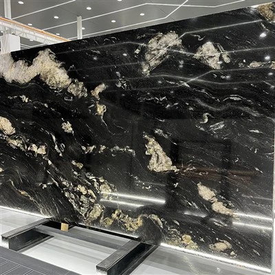 Black Titanium Granite Slabs