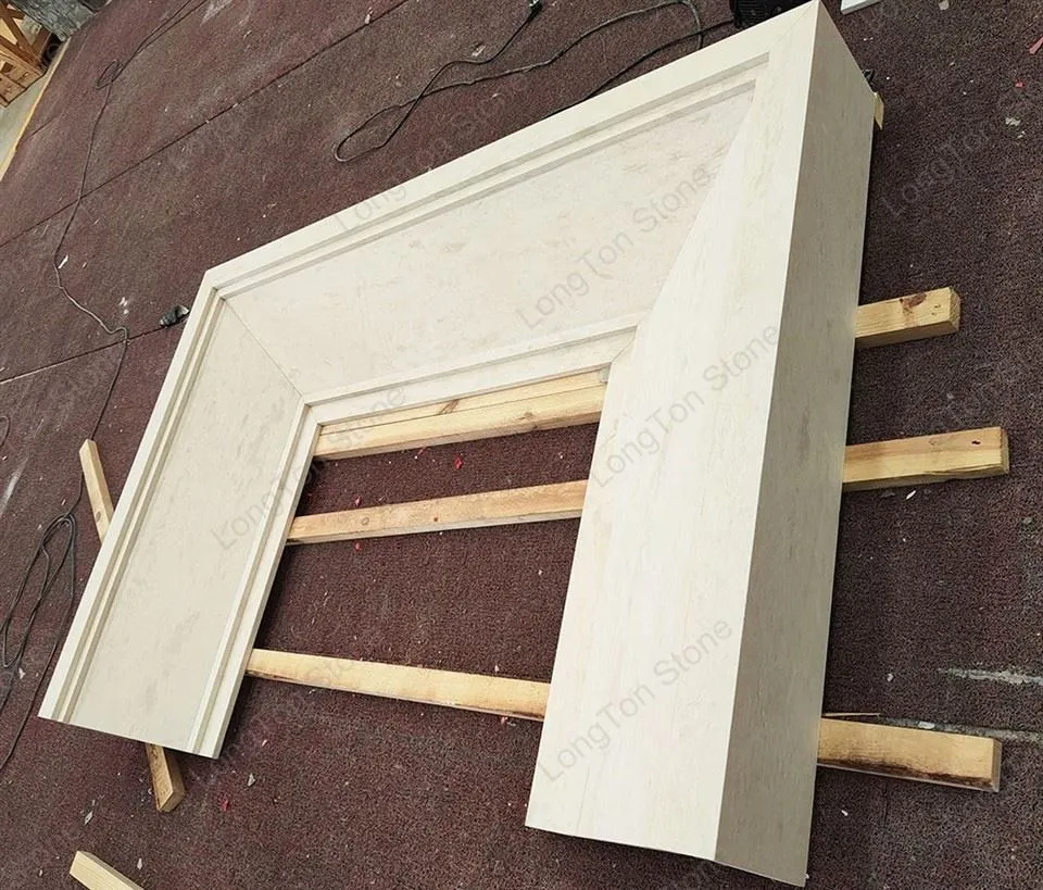 Vratza Limestone fireplace mantle Vratza Limestone fireplace mantle